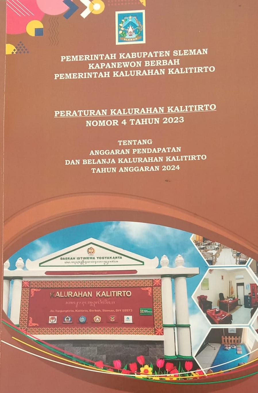 Peraturan Kalurahan Nomor 2 Tahun 2024
