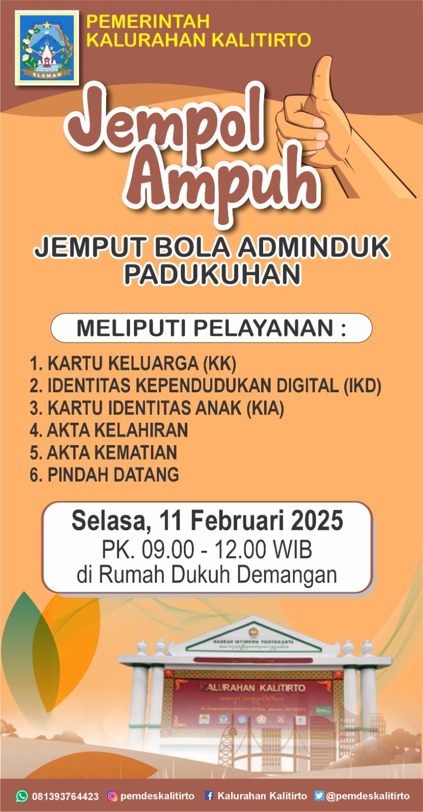 Program Jemput Bola Administrasi Kependudukan Tahun 2025