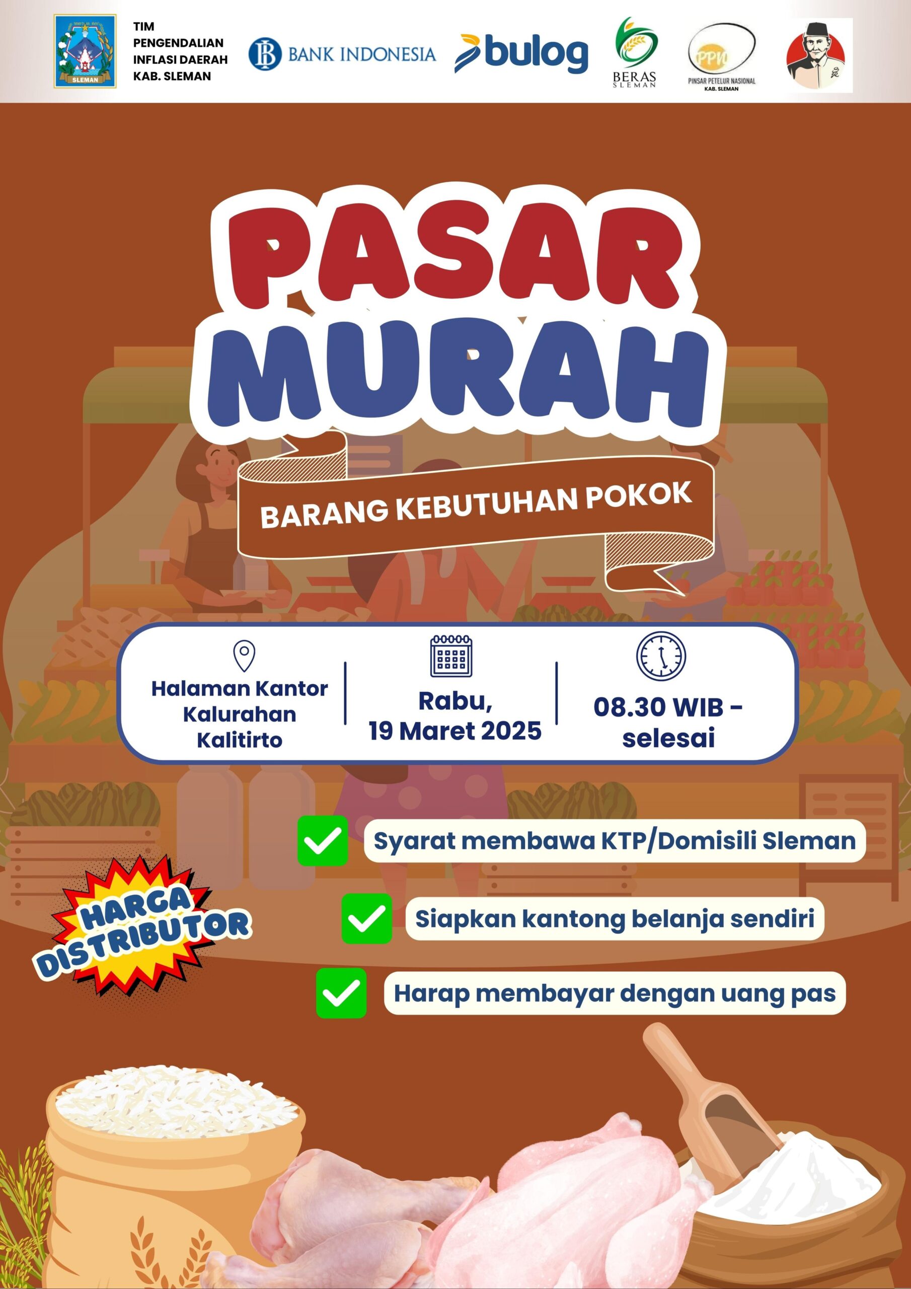 Jadwal Pasar Murah Bulan Maret 2025