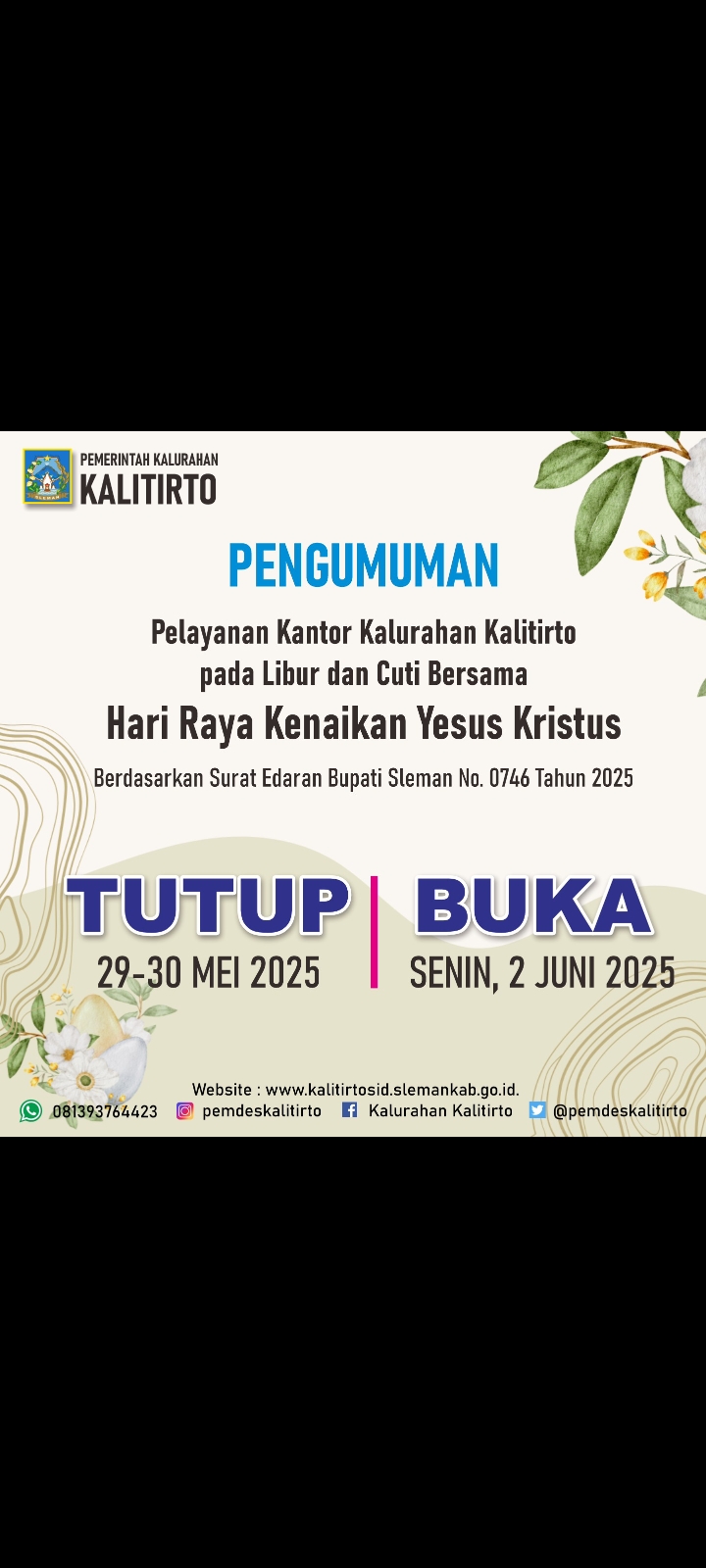 Pengumuman Libur Nasional