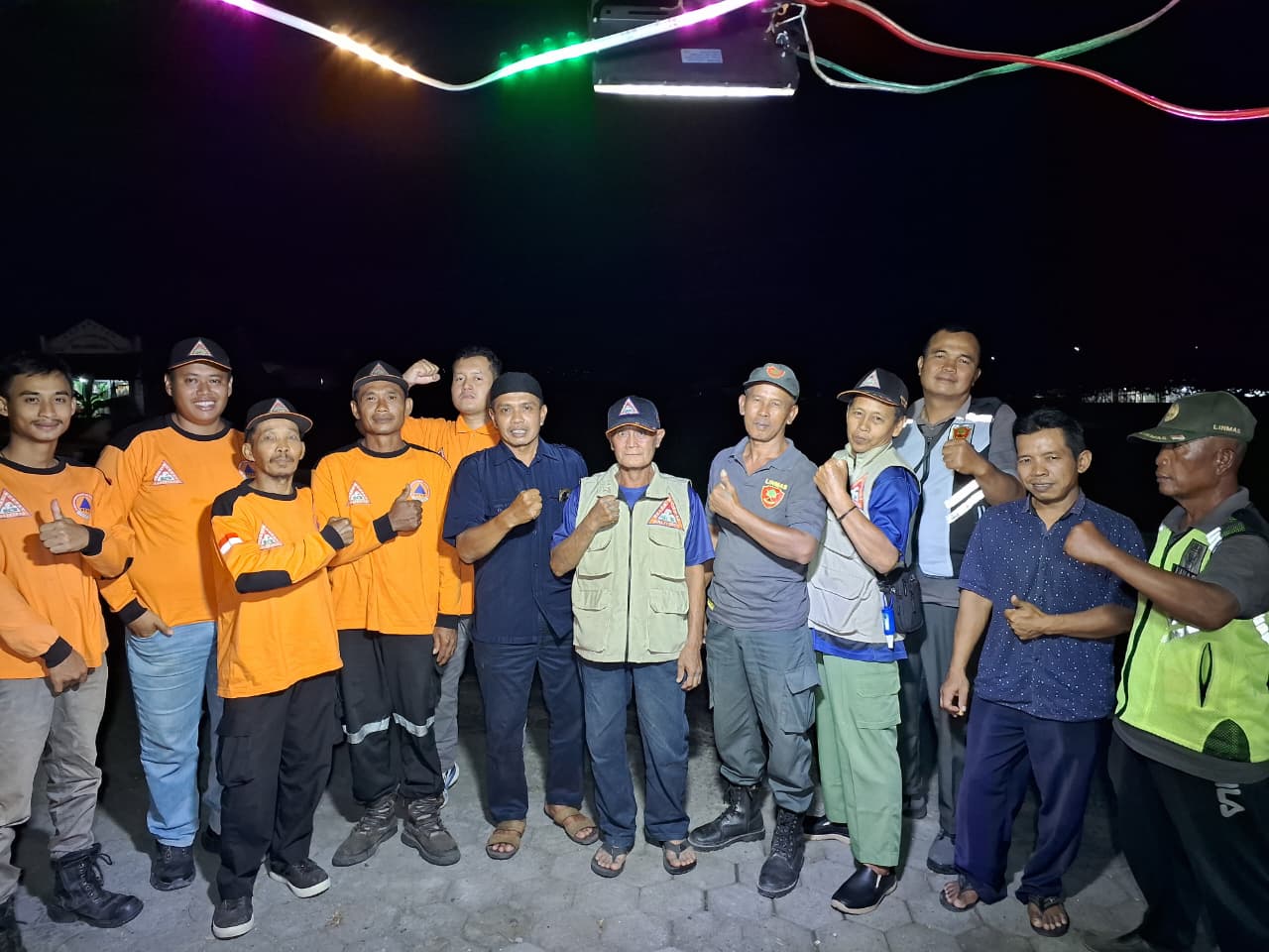 Linmas dan RCK Dirikan Posko Mudik Lebaran