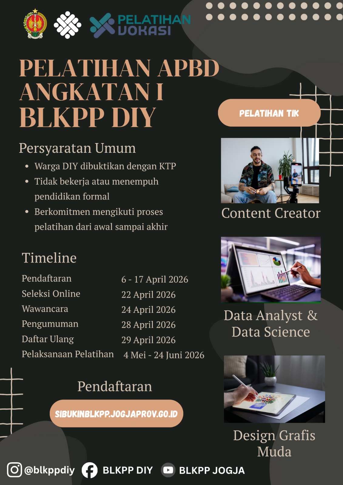Info Pelatihan dari BLKPP DIY