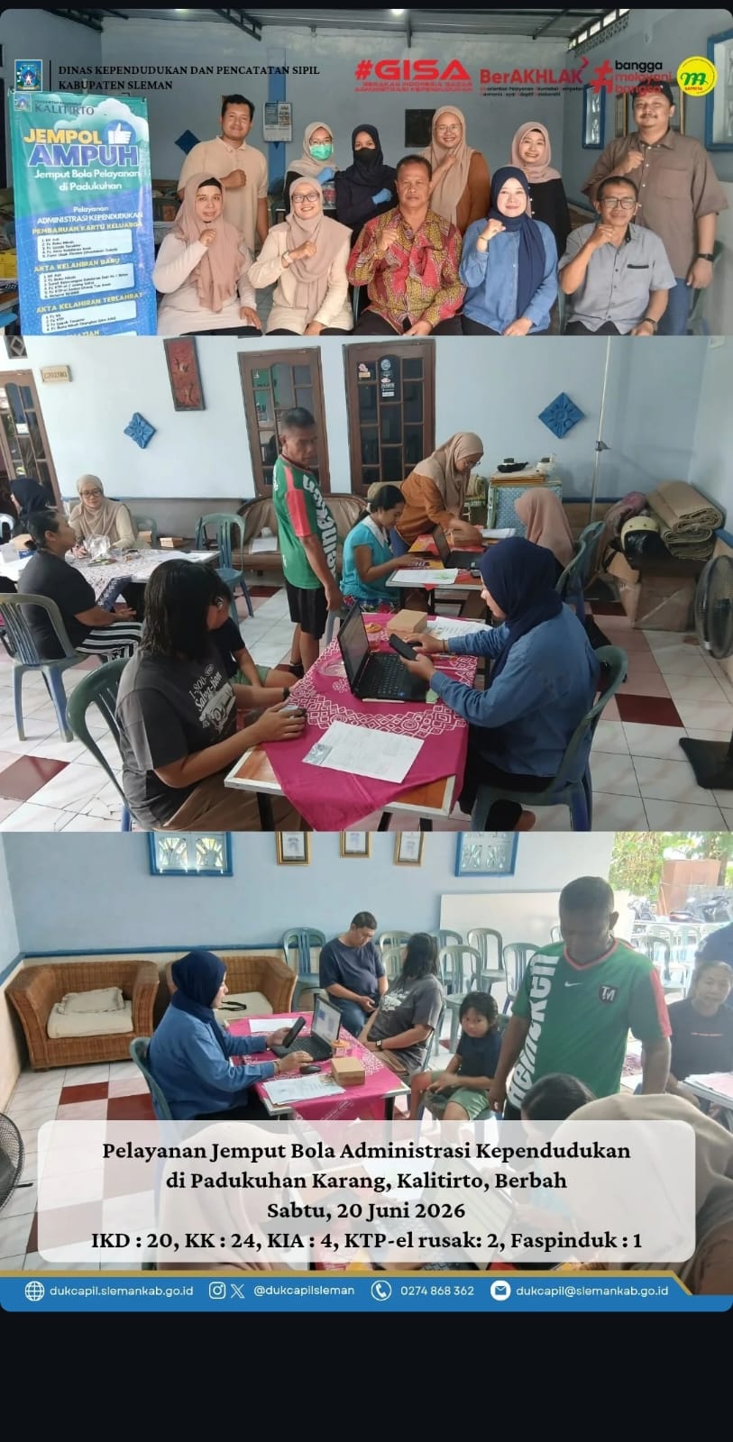 Jemput Bola Administrasi Kependudukan Bulan Juni